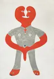Yves Laloy, O Angelo …, Um 1959, Öl auf Leinwand