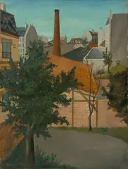 Amédé Barth, Rue Vergineau, Paris, 1922, Öl auf Leinwand