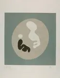 Jean Arp, Soleil Recercle, 1966, Woodcut