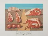 Les Diners de Gala (portfolio) by Salvador Dalí, 1977, Color photolithographs, sold Jun 2007