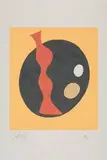 Jean Arp, Soleil Recercle, 1966, Woodcut