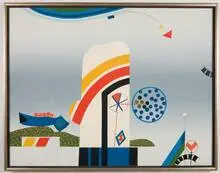 Ernst Wild, Untitled, c. 1972, Acrylic on canvas