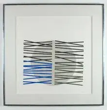 Jesús Rafael Soto, Untitled, Color lithograph