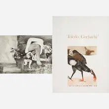 Two works by Francisco Toledo, sold May 2019