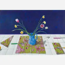 Study for Still Life by Paul Wonner, sold May 2019
