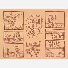 Untitled by Keith Haring, sold May 2019