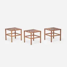 Three end tables by Sol LeWitt, sold May 2019