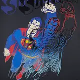 Superman, The Witch, Santa Claus, Mammy, Mickey Mouse, Howdy Doody, Dracula, The Shadow, The Star and Uncle Sam by Andy Warhol, sold May 2019
