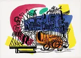 Fernand Léger, Parade, 1953, lithograph