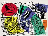 Fernand Léger, Partie de Campagne, 1955, lithograph