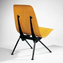 Jean Prouvé, Antony chair, 1954, birch, enameled steel