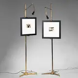 Arredoluce, easel lamp, c. 1958, brass