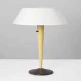Lightolier, table lamp, 1950s, plastic, enameled metal