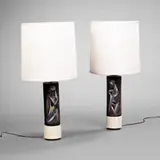 Marcello Fantoni, table lamps, pair