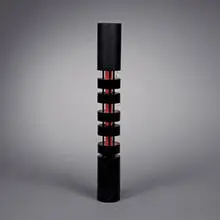 Serge Mouille, Totem lamp, 1962, aluminum, plastic