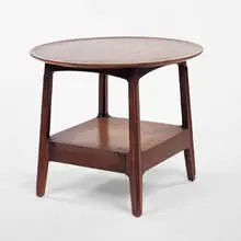 Edward Wormley, occasional table, c. 1957, walnut