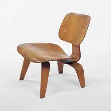 Charles and Ray Eames, LCW, 1945, walnut plywood