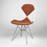 Charles and Ray Eames, Eiffel Tower chair, 1951, steel wire, upholstery