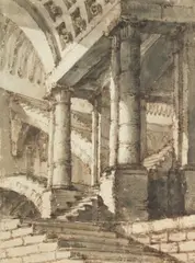 Architectural Composition by Pietro Gonzaga, offered Jan 2020