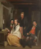 Ra Sir David Wilkie, The Refusal, taken from Robert Burns poem Duncan Gray