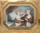 Samuel Shelley, Lady Georgina and Lady Elizabeth Somerset