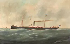 Édouard Adam, Andre Blanc, oil on canvas