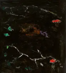 Ohne Titel by Bernd Koberling, 1989, Öl auf Leinwand, sold Nov 2019
