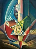Albert Mueller, Menschwerdung, 1920, Öl auf Leinwand