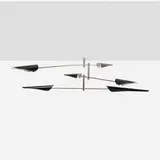 David Weeks, Sarus mobile, model 428, 2024, enameled aluminum, nickel-plated steel