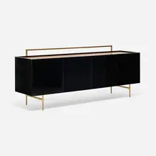 Neri & Hu, Trunk Low Cabinet, c. 2020, walnut, brass, lacquered HDF