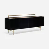 Neri & Hu, Trunk Low Cabinet, c. 2020, walnut, brass, lacquered HDF