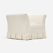Enveloppé chair by Colin King, 2023, upholstery, sold Jul 2026