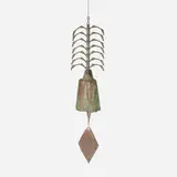 Paolo Soleri, Windbell, c. 1975, patinated bronze, copper