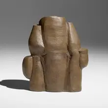 Stan Bitters, Sculpture of Thrown and Beaten Shapes, 1969, glazed earthenware