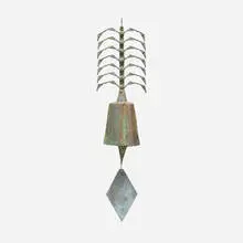 Paolo Soleri, Windbell, c. 1975, patinated bronze, copper