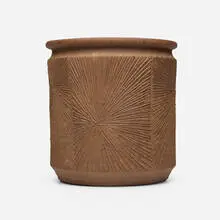 David Cressey and Robert Maxwell, Sunburst planter, c. 1970, stoneware