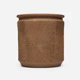 David Cressey and Robert Maxwell, Sunburst planter, c. 1970, stoneware