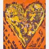 Heart for Film Forum by Jim Dine, sold May 2019