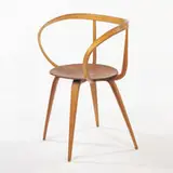 George Nelson, Pretzel armchair, 1957, walnut