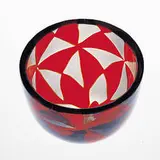Intarsia bowl by Ercole Barovier, 1963, internally decorated glass, sold Oct 2001