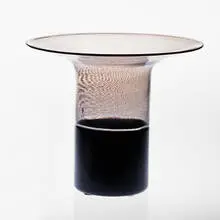 vase by Tapio Wirkkala, 1980, glass, sold Oct 2001