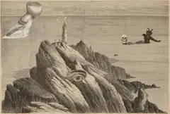 Franz Roh, Teuflisches Riff, engraving collage