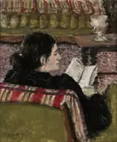 Jean-Jacques René, Dans le salon, oil on canvas