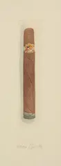 Cuban Cigar by Wine, 1999, Etching, on wove paper, sold Oct 2019