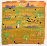Ginger Riley Munduwalawala, Garimala in Limmen Bight Country, 2000, acrylic on canvas