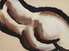Edward Hagedorn, Reclining Torso, circa 1930, tempera on paper