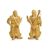 Jin Feng, In My Image: Nation Guardian God of the East; In My Image: Growth Guardian God of the South (2), Carved pine