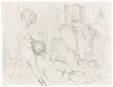 George Grosz, Im Atelier