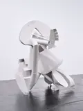 Thomas Kiesewetter, Denker, 2013, Edelstahl, lackiert