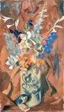 Heinrich Nauen, Gladiolen und Eule